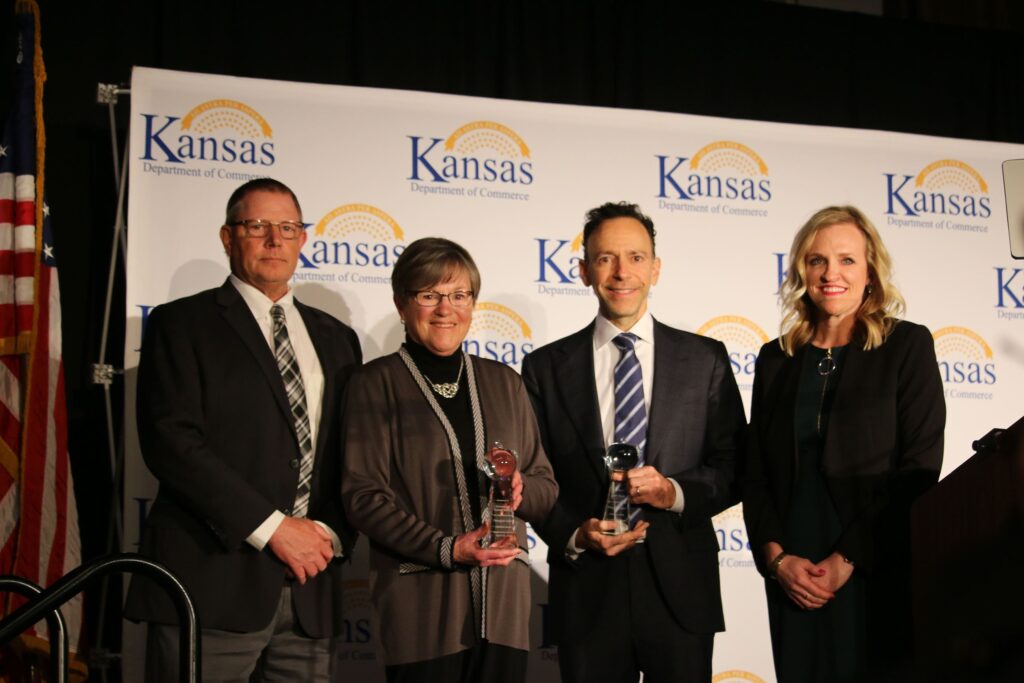 Governor Laura Kelly among others