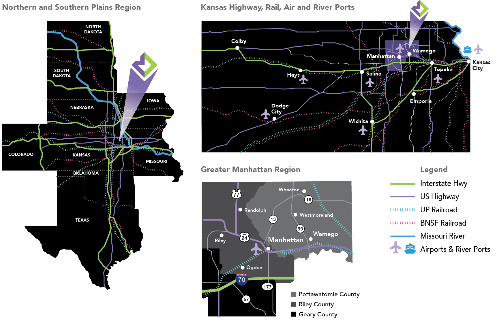 Kdot travel map | Mapsru.com